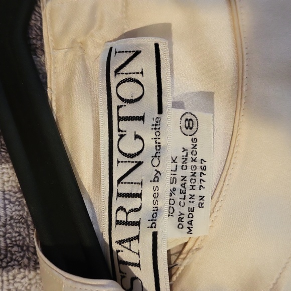 100% silk satin blouse ...vintage. - Picture 2 of 4